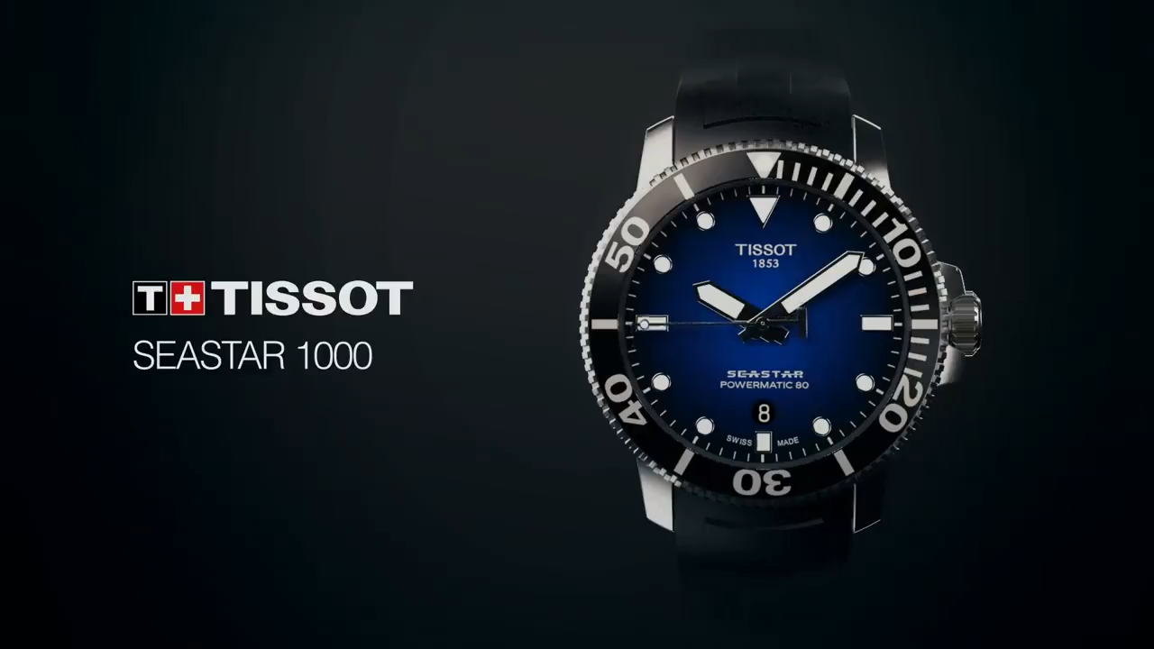 Tissot Seastar 1000 Powermatic 80 Watch (T1204071704100)