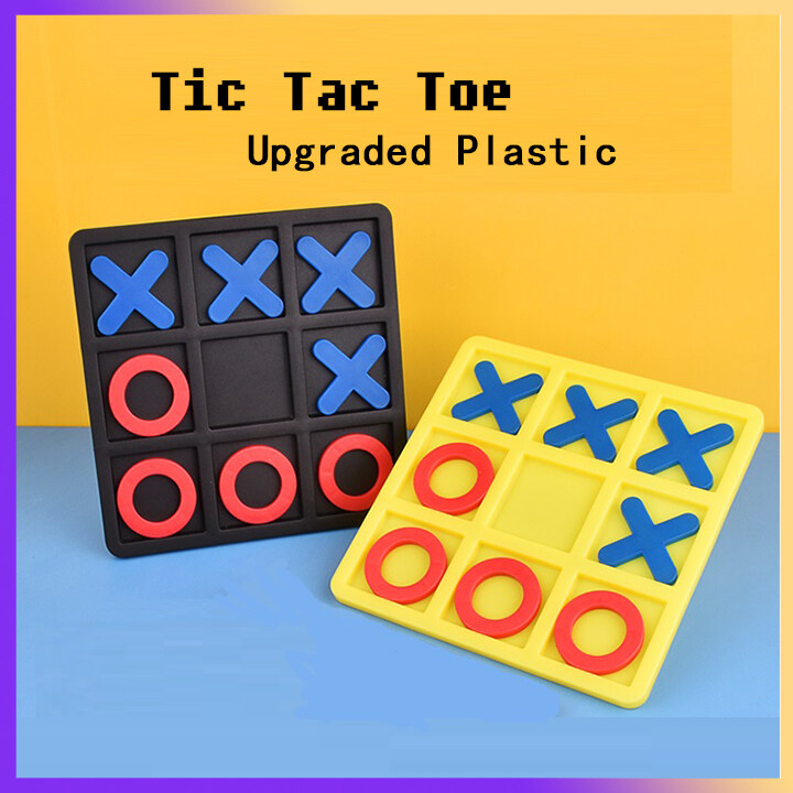 Tic Tac Toe Family Board Game Toys | Upgraded Plastic Tic-Tac-Toe X & O Chess | Birthday Party for Kids | Parent-Child Educational Games