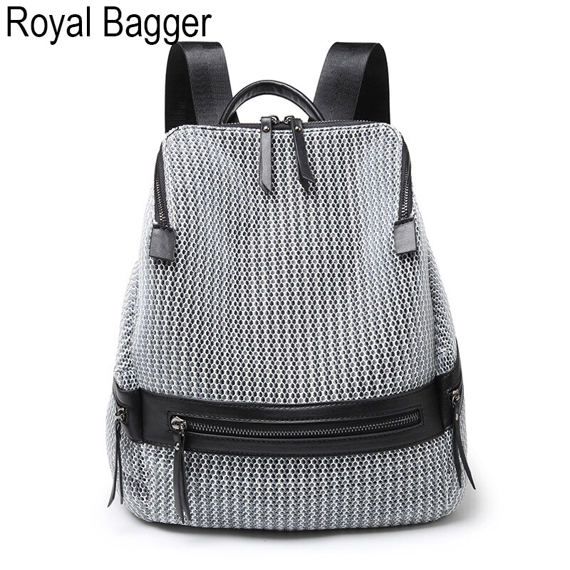 Royal Bagger Backpack for Women Girls Canvas Fashion Outdoor Casual Travel Shoulder Bag