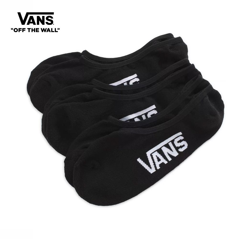 Vans Classic Super No Show (6.5-9, 3Pk) Men Socks Black VN000XS9BLK1
