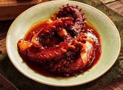 Braised Orange Cuttlefish