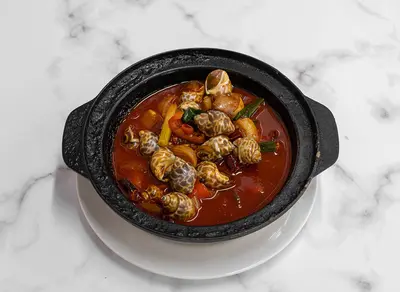 Cooked Sea Snail in Spicy Wine