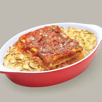 Lasagne Bolognese with Mashed Potato