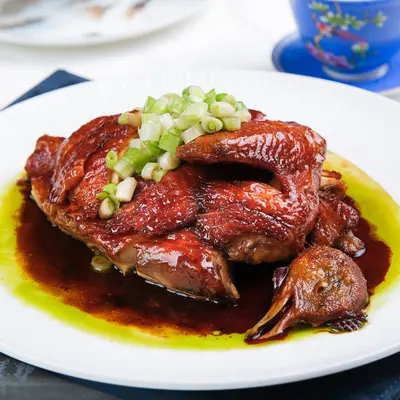 Crispy Chicken in Spring Onion Sauce (Half)