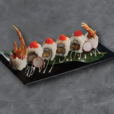 Soft-Shell Crab and Brown Crab Meat Roll (6 pcs)