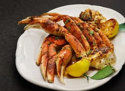 Fried Crabs with Ginger and Garlic (1 pc)
